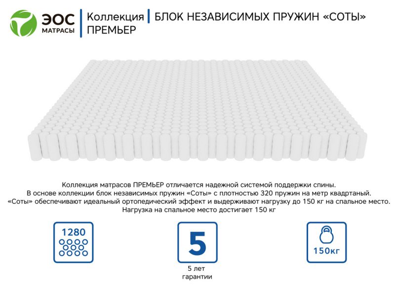 Матрас ЭОС Премьер Тип 9b